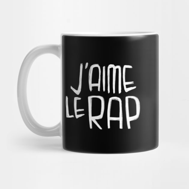 Rapper Music Love, J'aime le Rap, French for I love Rap by badlydrawnbabe